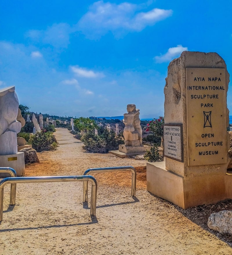 Ayia Napa Sculpture Park entrance